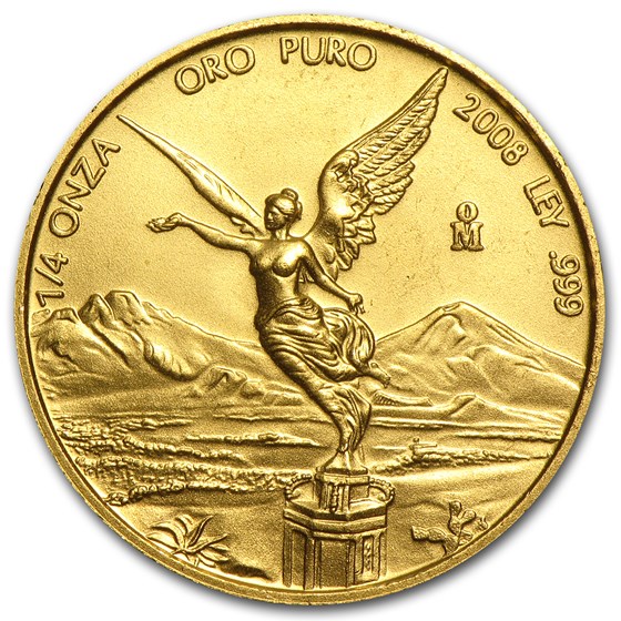 2008 Mexico 1/4 oz Gold Libertad BU 2008 Mexico 1/4 oz Gold Libertad BU